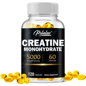 Creatine Monohydrate - Build Muscle, Improve Athletic Performance, Improve Energy Endurance and Promote Recovery - 120 Capsules