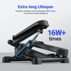 MERACH Mini Stepper for Exercise Twist Stair Stepper 330LBS Capacity Stepper Exercise Equipment with Resistance Band for Fitness - Thumbnail 6