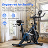 MERACH Exercise Bike Brake Pad/Magnetic Stationary Bike with Exclusive App Low Noise Indoor Cycling Bike with Fitness Courses B2 - Thumbnail 2