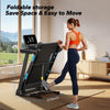 MERACH Foldable Treadmill T12B1 Incline Quiet Treadmills Double Deck Technology 4 Silicone Shock Cushion Heart Rate Monitoring - Thumbnail 5