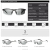 AOWEAR Aluminum Rimless Photochromic Sunglasses Men Polarized Day Night Driving Glasses Chameleon discolor Lens Eyeglass Gafas - Thumbnail 5