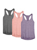 3 Pcs Women Sport tank Tops Loose Yoga Tops Quick Dry Workout Sport Tops For Women Fitness Sport Yoga Shirt - Thumbnail 4