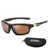 UVEX polarized sunglasses UV400 for men and women outdoor hunting, fishing, driving bicycles, sunglasses optional box - Thumbnail 12
