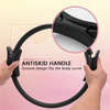 Pilates Ring Magic Circle Body Sport Exercise Fitness Strength Yoga Tool-Black - Thumbnail 3