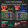 Push-up Board Set Portable Multifunctional Push-up Bar Foldable Fitness Equipment For Chest Abdomen Arms/Back Training - Thumbnail 3