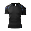 Summer Men Running T Shirt Sportswear Male Elastic T-shirt Gym Fitness Tops Tee Athletic Tights Sport Compression T Shirt Men - Thumbnail 12