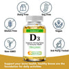 Balincer Vitamin D3 5000 IU (125 Mcg), Dietary Supplement for Bone, Teeth, Muscle and Immune Health Support, 30/60/120 Softgels