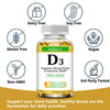 Balincer Vitamin D3 5000 IU (125 Mcg), Dietary Supplement for Bone, Teeth, Muscle and Immune Health Support, 30/60/120 Softgels - Thumbnail 6