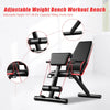 Adjustable Weight Bench Incline Decline Foldable Adjustable Dumbbell Weight Bench Full Body Workout Strength Training