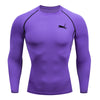 Men's Long Sleeves Fitness T-shirt Dry Fit Gym T-shirt Sportswear Spring And Autumn Outdoor Sports Running Tees Tops For Men - Thumbnail 16
