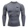 Men's Long Sleeves Fitness T-shirt Dry Fit Gym T-shirt Sportswear Spring And Autumn Outdoor Sports Running Tees Tops For Men - Thumbnail 10