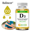 Balincer Vitamin D3 5000 IU (125 Mcg), Dietary Supplement for Bone, Teeth, Muscle and Immune Health Support, 30/60/120 Softgels