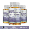 Magnesium Citrate - for Stress, Relaxation, Muscle Relaxation, to Support Muscle, Nerve, Joint and Heart Health, Metabolism