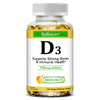 Balincer Vitamin D3 5000 IU (125 Mcg), Dietary Supplement for Bone, Teeth, Muscle and Immune Health Support, 30/60/120 Softgels