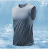 CHRLCK Men's Running Vest Quick Drying Gym Tank top Men Fitness Sleeveless Shirt Male Mesh Breathable Fitness Sports Vest - Thumbnail 16