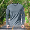 Fitness Clothes Men's Long sleeved T-shirt Autumn Winter Quick-Drying Clothes Training Sports T-Shirt Training y2k mens clothing - Thumbnail 10
