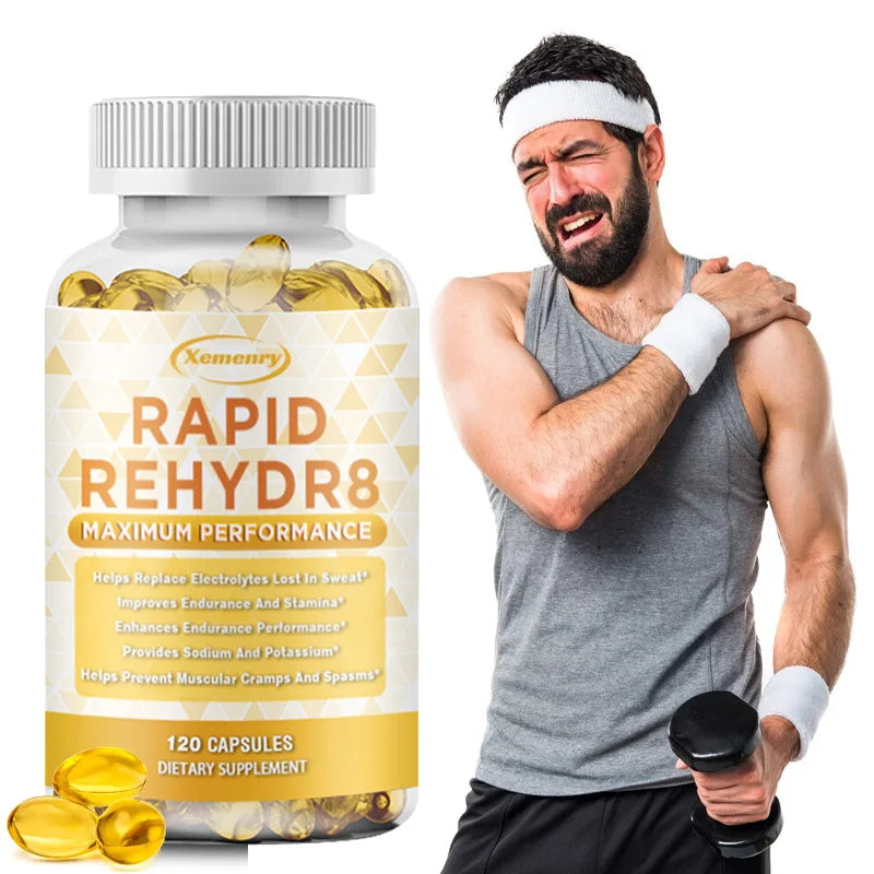 Electrolyte Supplement - with Minerals, for Leg Cramp Relief, for Muscle Recovery, Support Electrolyte Balance, Boost Endurance - Main Image