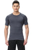 Brand New Men's T shirts High-elastic Breathable Quick-drying Men T-shirt Short-sleeved Tight Tops Tees For Male Fitness Clothes - Thumbnail 19