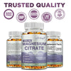 Magnesium Citrate - for Stress, Relaxation, Muscle Relaxation, to Support Muscle, Nerve, Joint and Heart Health, Metabolism