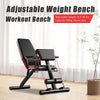 Adjustable Weight Bench Incline Decline Foldable Adjustable Dumbbell Weight Bench Full Body Workout Strength Training - Thumbnail 1