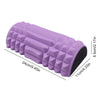 Yoga Roller Half Round EVA Foam Cylinder Massage Roller for Pilates Exercise Enhanced Home Workouts Diameter 5.5cm Length 24cm - Thumbnail 8